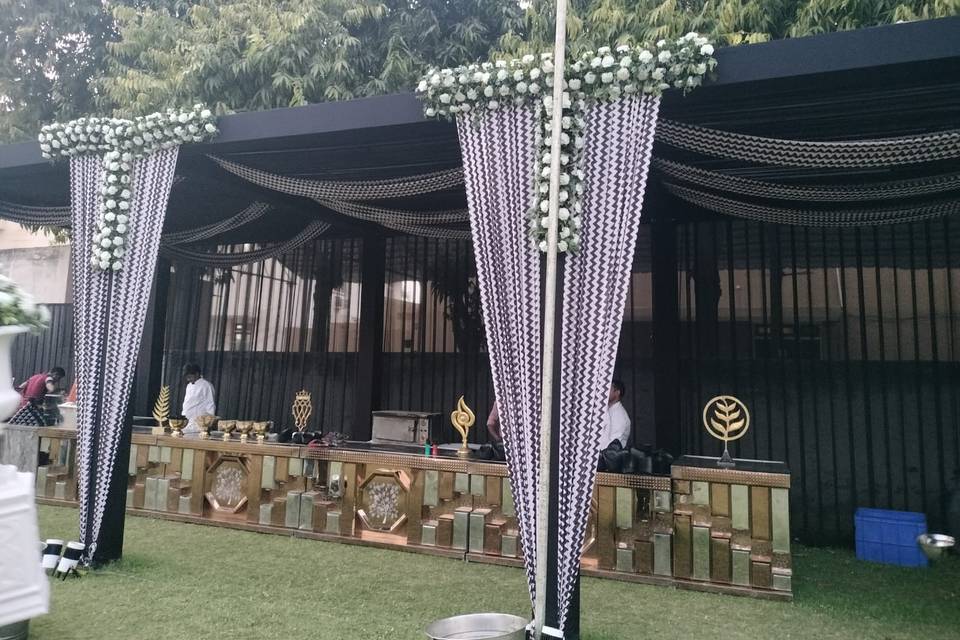Catering setup