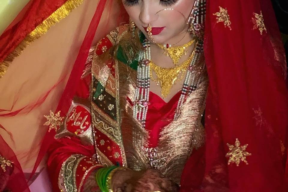 Bridal makeup