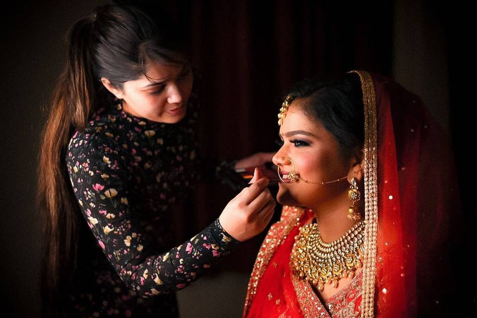 Bridal makeup