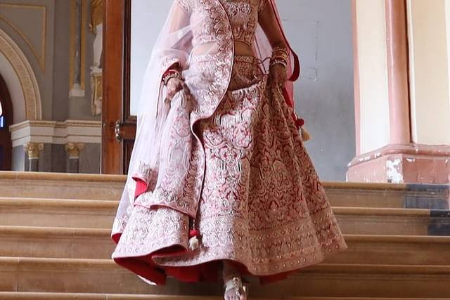 Pattu Lehengas And Half Saree For Every South Indian Bride | Fashion | Pink  half sarees, Half saree designs, Latest bridal lehenga