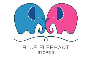 Blue elephant stories logo