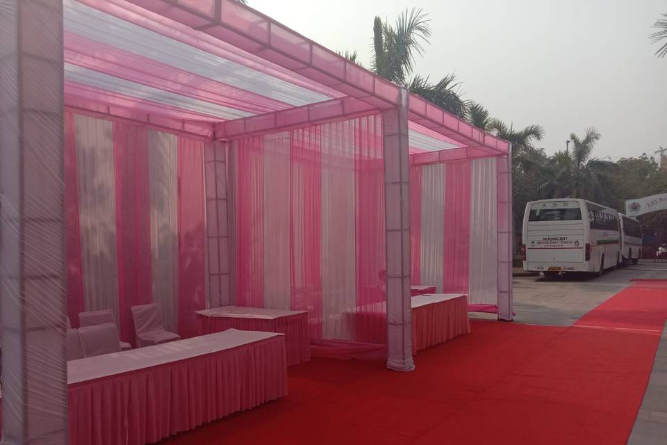 Baarat reception decor