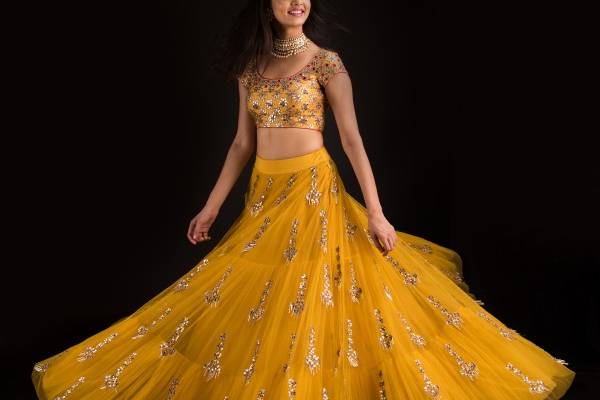 Beautifully hand work lehenga