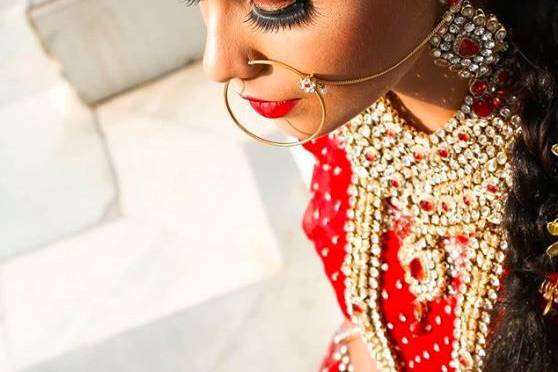 Bridal makeup