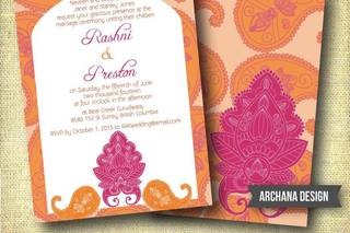 Archana Bespoken Invitation