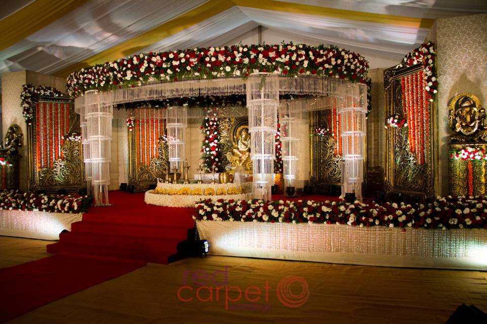 Hindu wedding stage