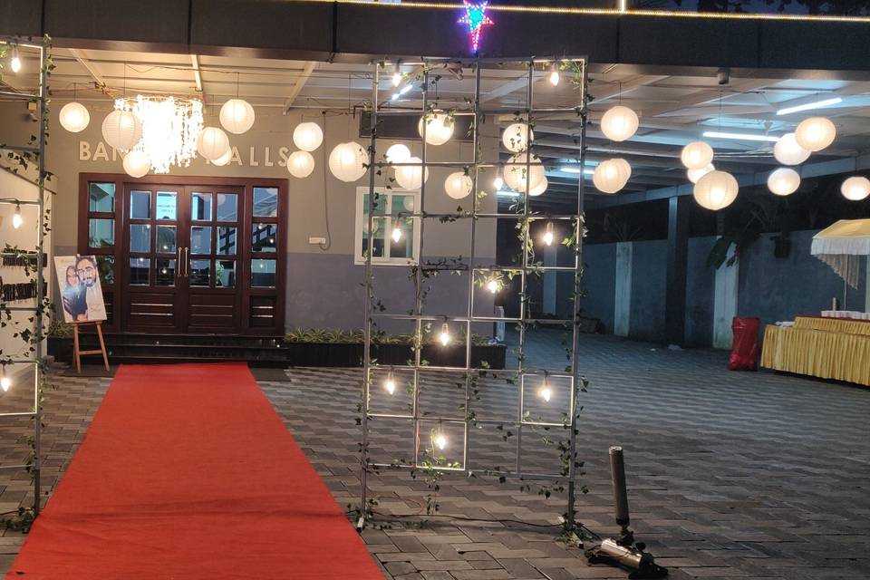 Entrance lighting decor