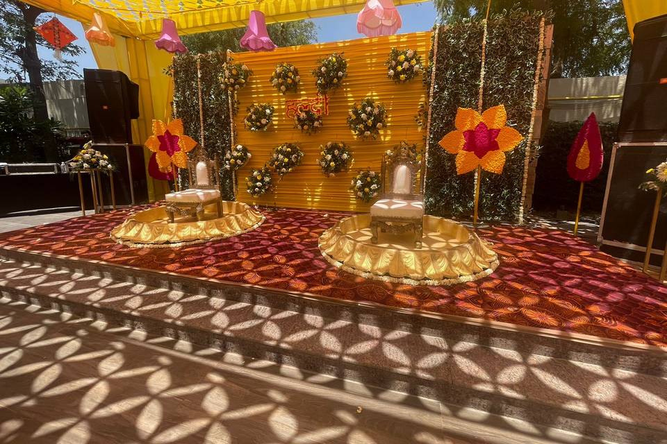 Haldi decor