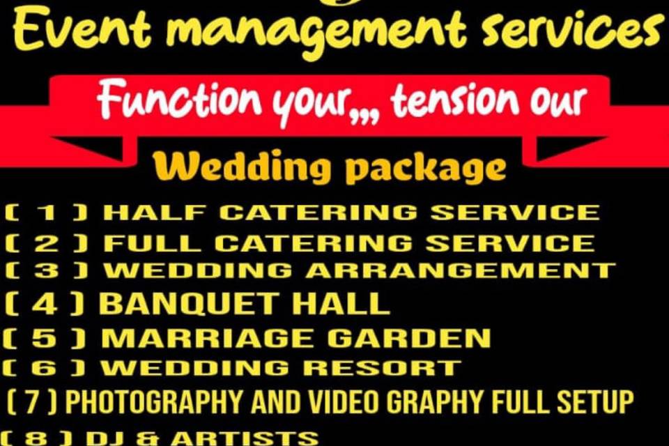 Fully wedding arrangement
