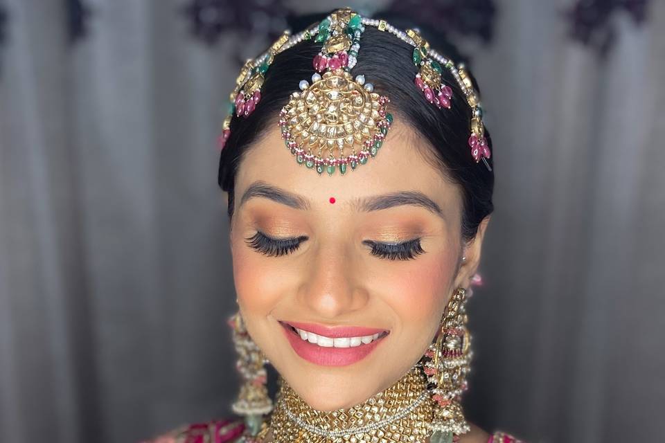 Bride’s makeup