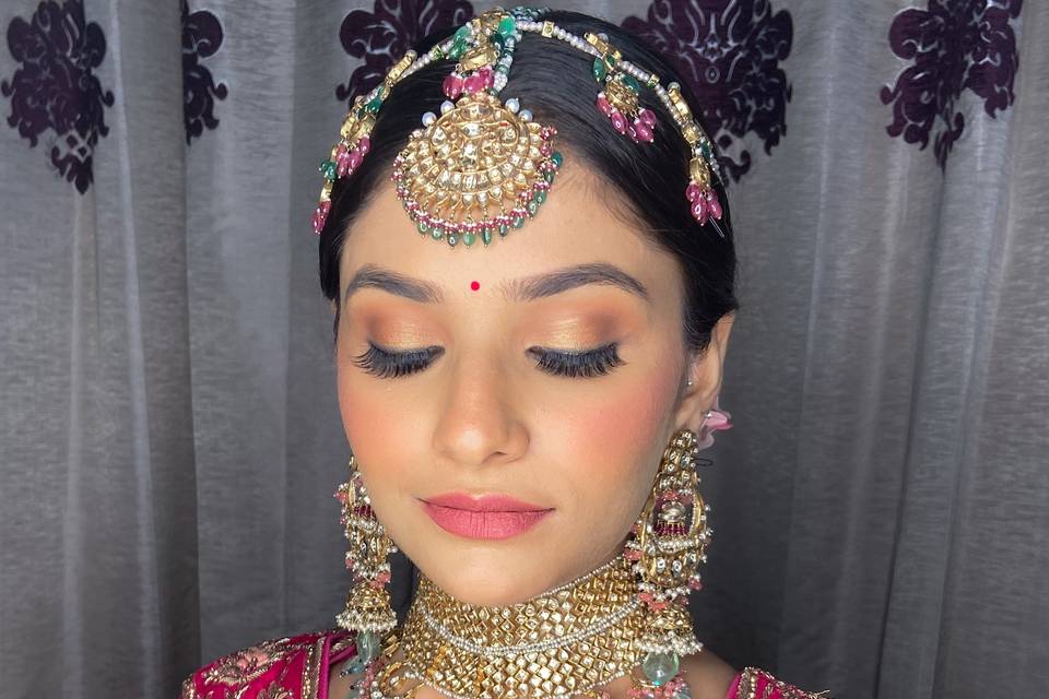 Bride’s makeup