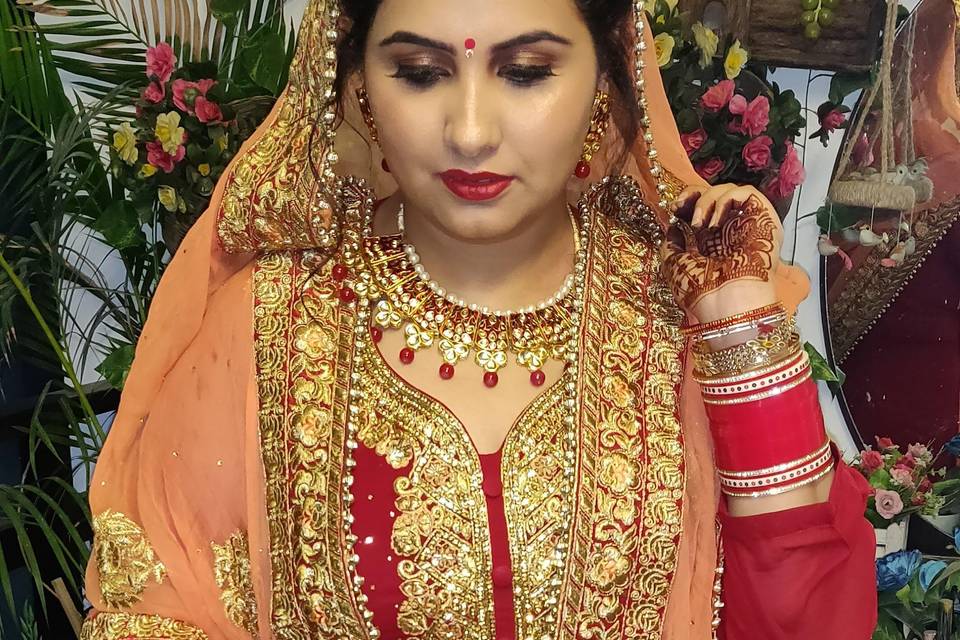 Bridal makeup