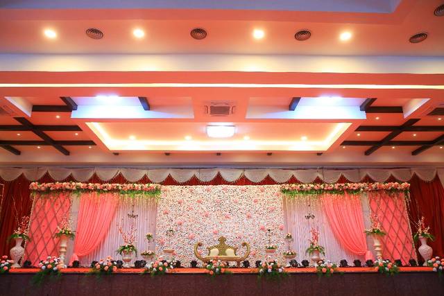 Reception stage decor