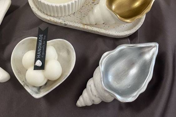Crystal candle tray combo