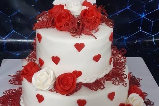 Black&White Wedding Cakes- Order Online Black&White Wedding Cakes @  Flavoursguru