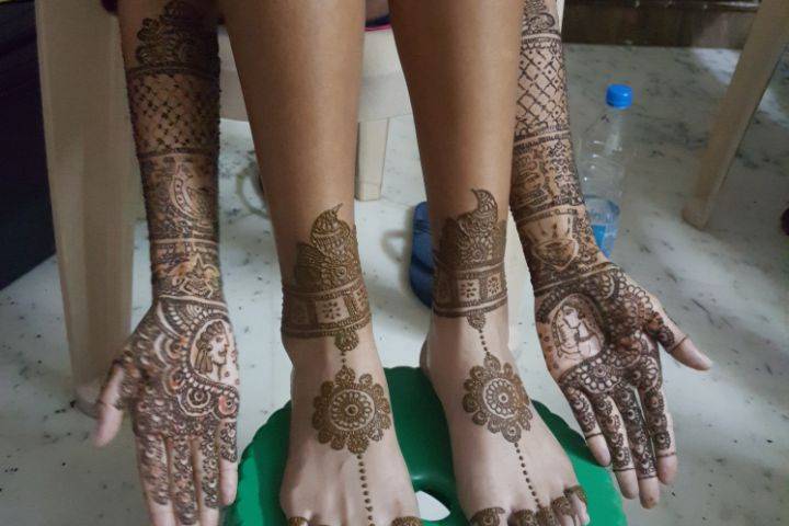 Foot bridal designs