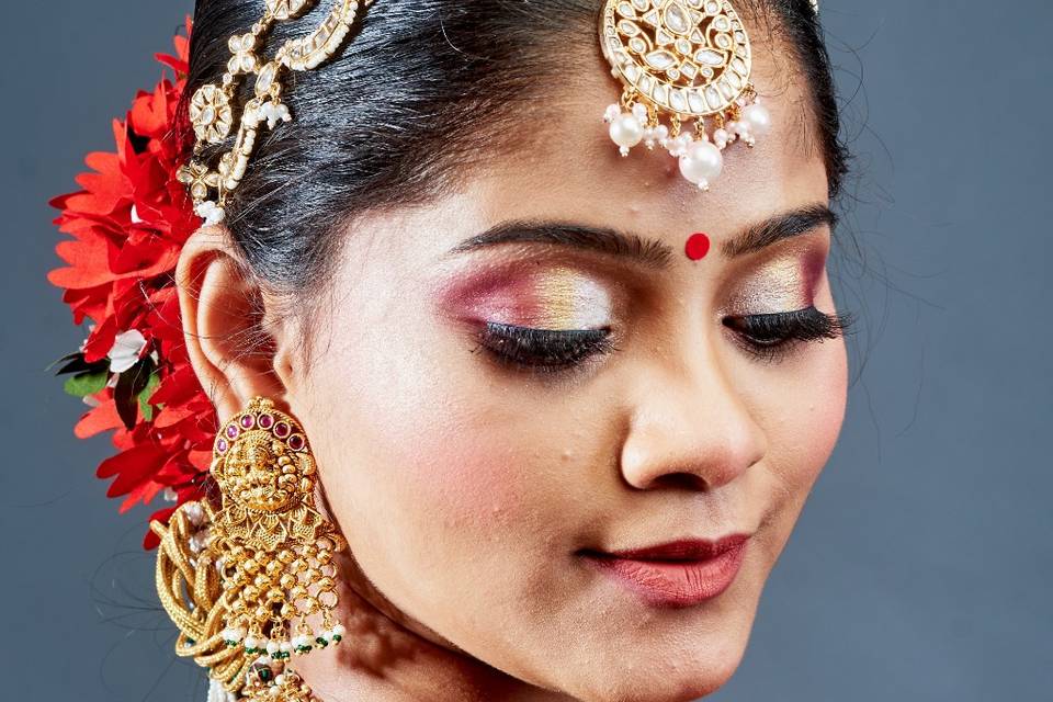 SouthIndian bridalmakeup
