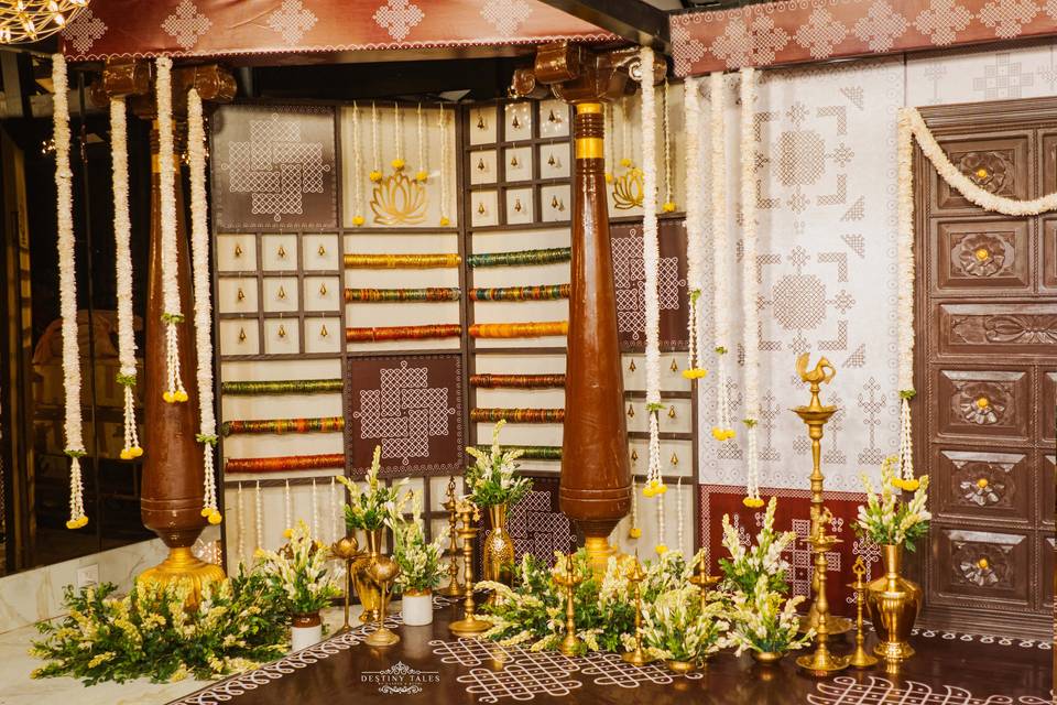 The Chettinad-inspired Decor