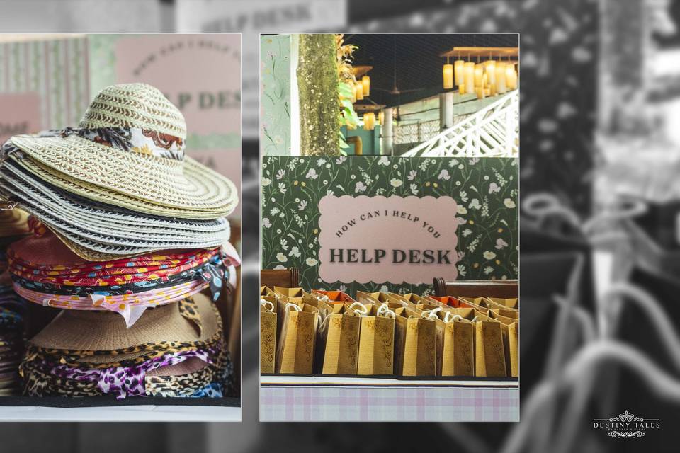 Wedding Favors & Help Desk