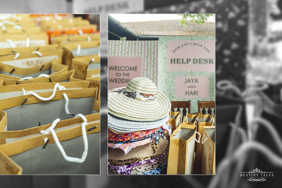 Wedding Favors & Help Desk