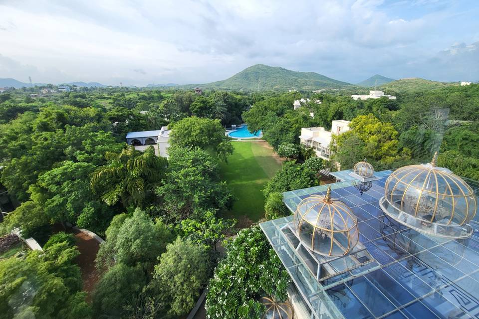 Rooftop view