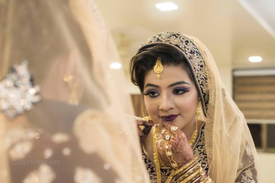 Bride Getting Ready