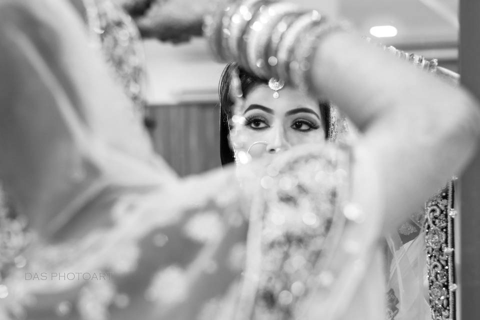 Bride Getting Ready