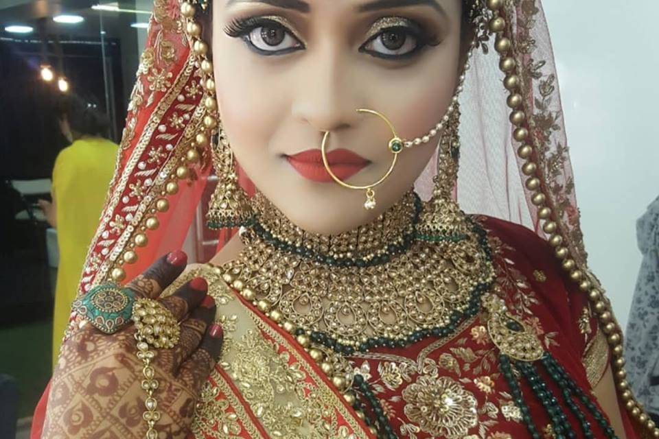 Bridal makeup