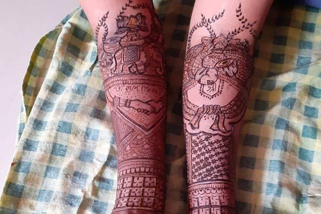 Pooja Name Tattoo by Shivam Malviya | Name tattoo on hand, Name tattoo  designs, Name tattoo