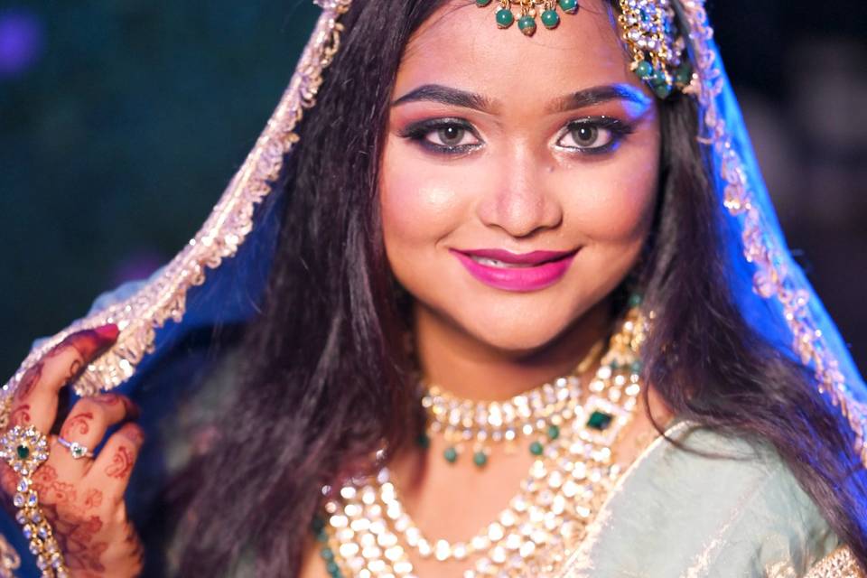 Bridal makeup