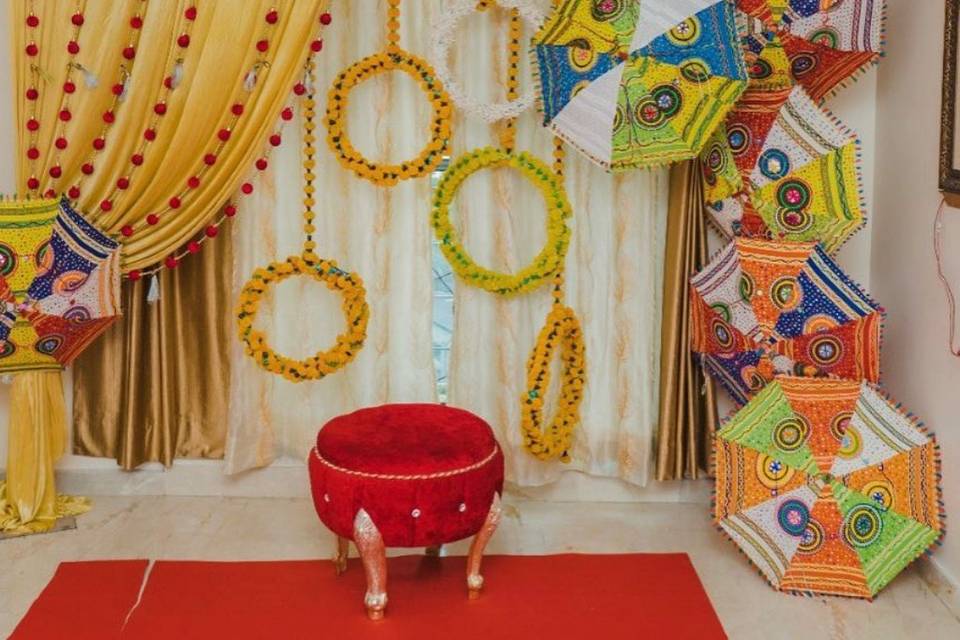 Haldi decoration