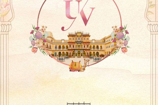 Palace wedding invitation