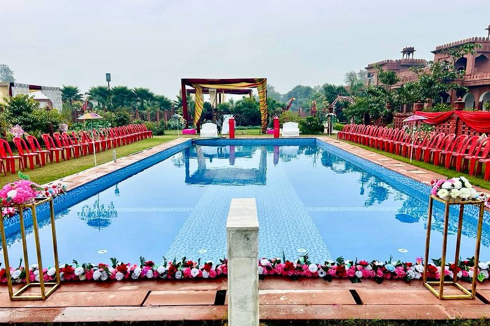 Pool Side area