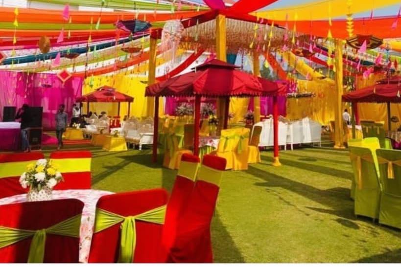 Haldi ceremony decoration