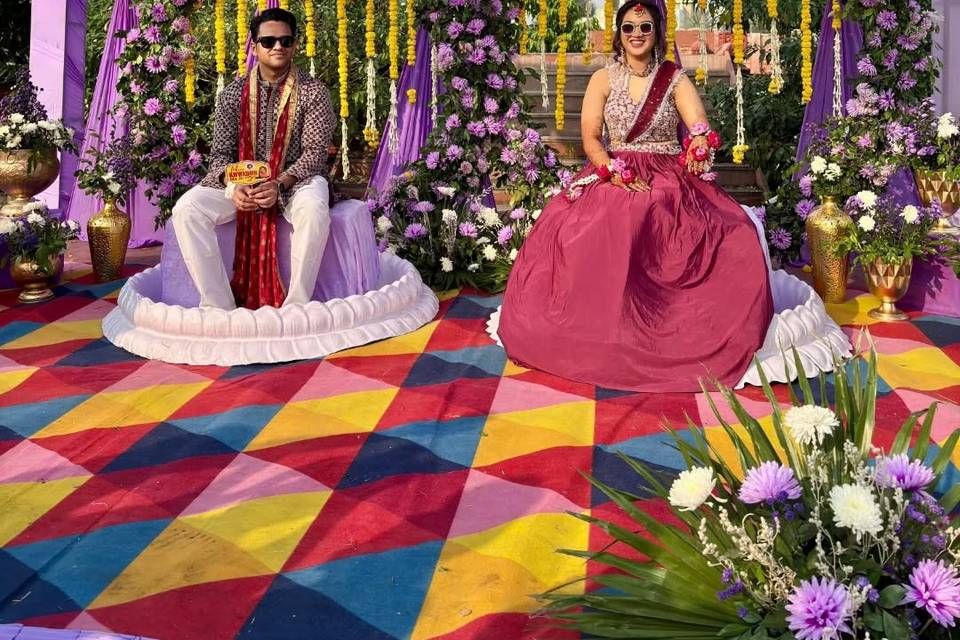 Haldi ceremony decor