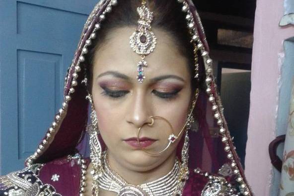 Bridal makeup