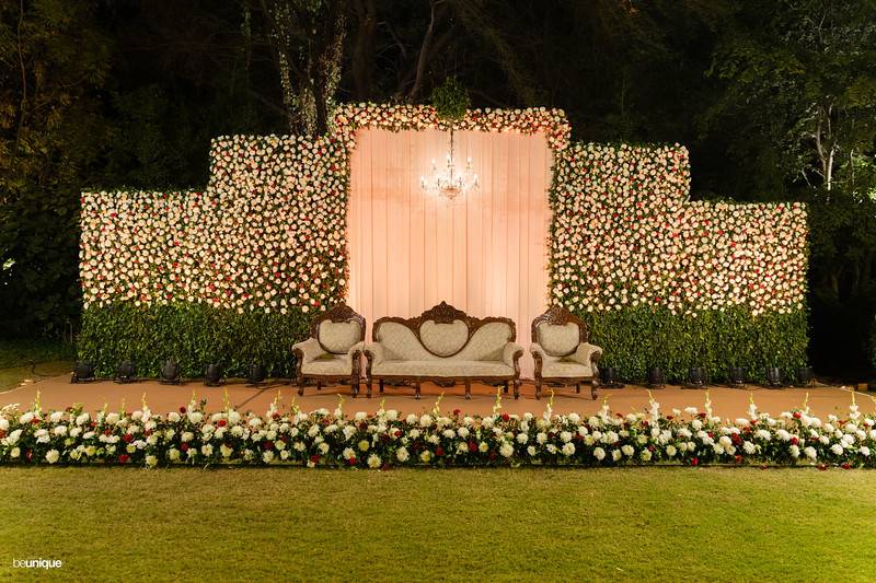 Reception decor