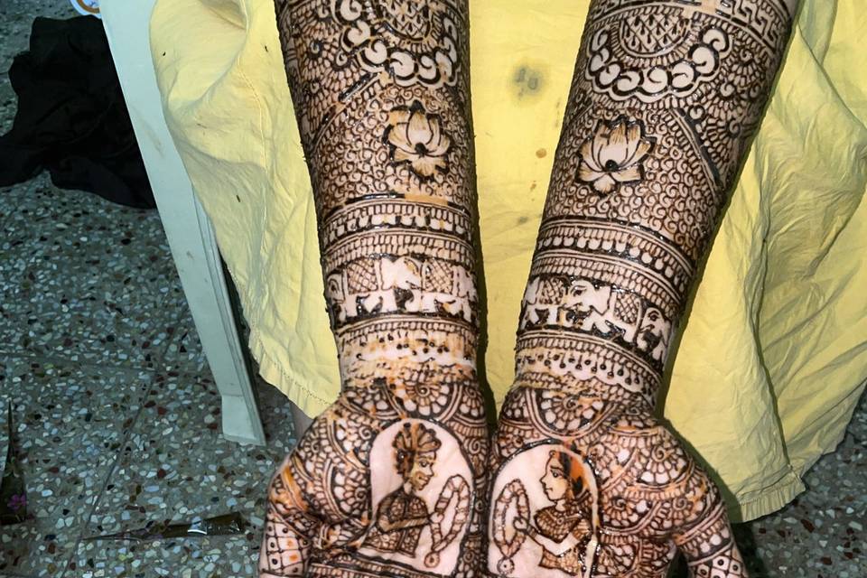 Bridal raja rani design