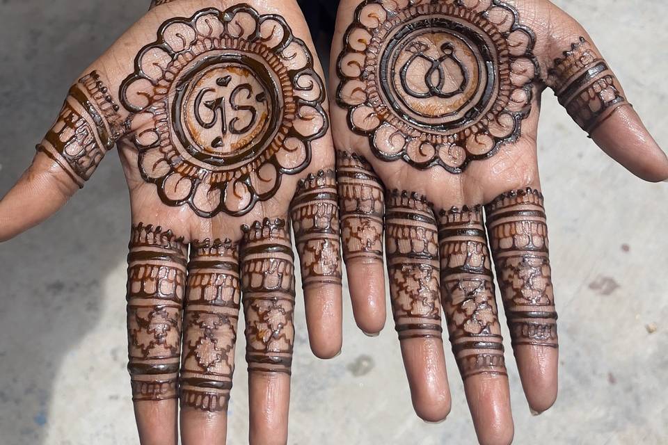 Engagement mehndi