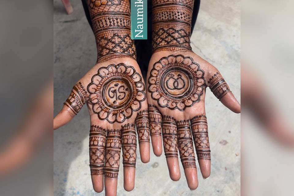 Engagement mehndi