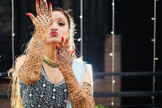 Mehendi look