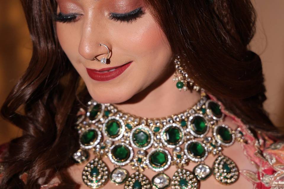 Modern bridal glam