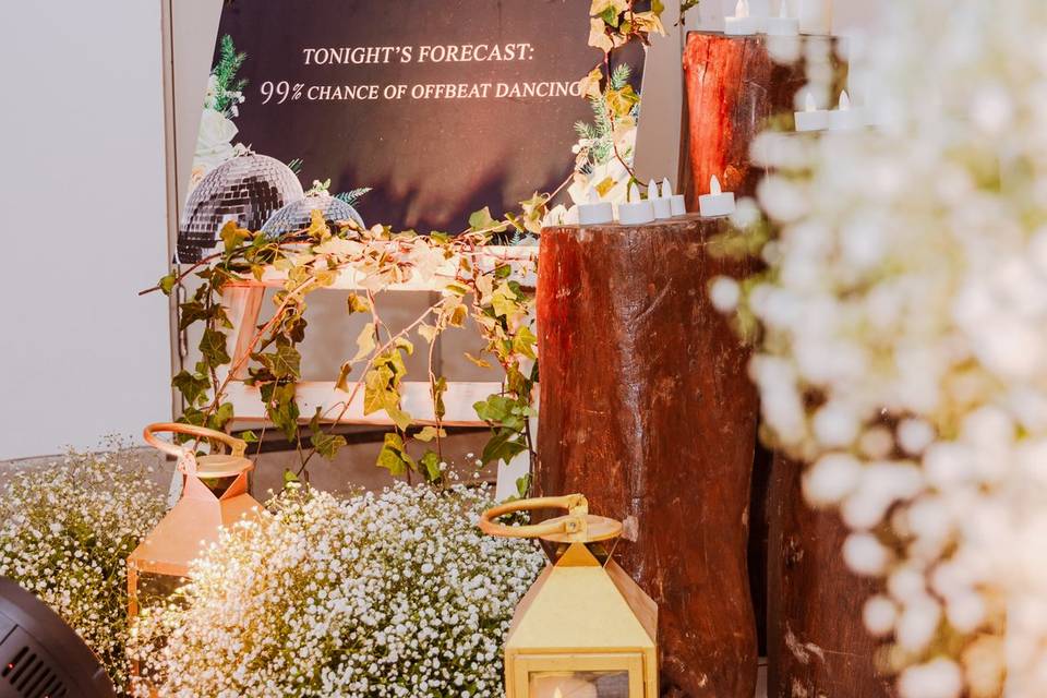 Sangeet Welcome Signage