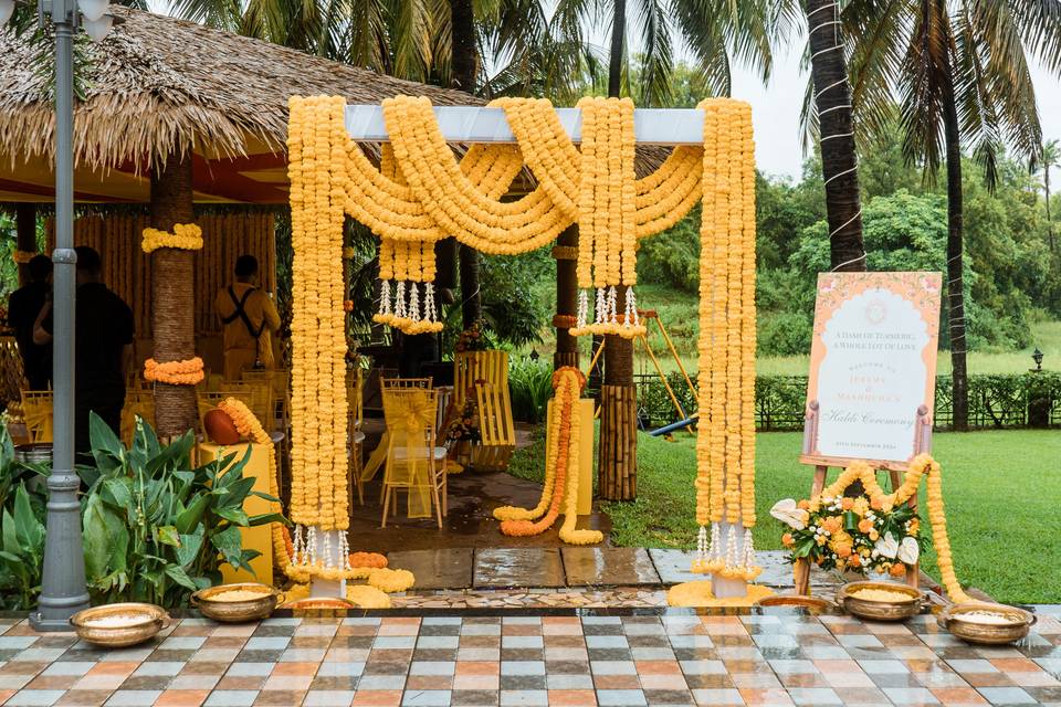 Haldi Entrance