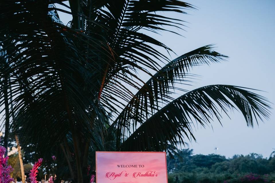 Mehendi Welcome Signage
