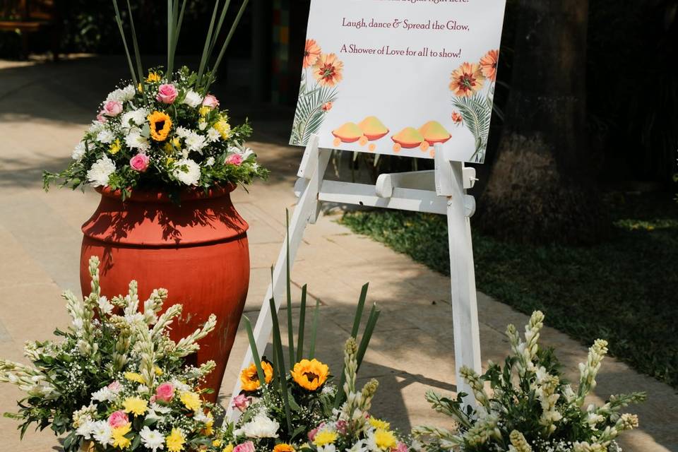 Haldi Welcome Signage