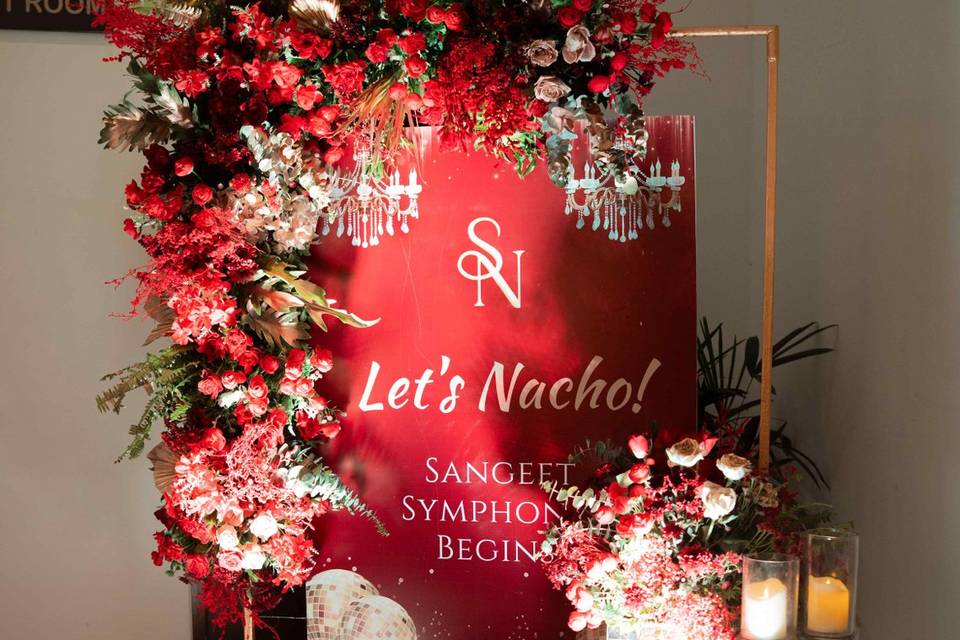Sangeet Signage