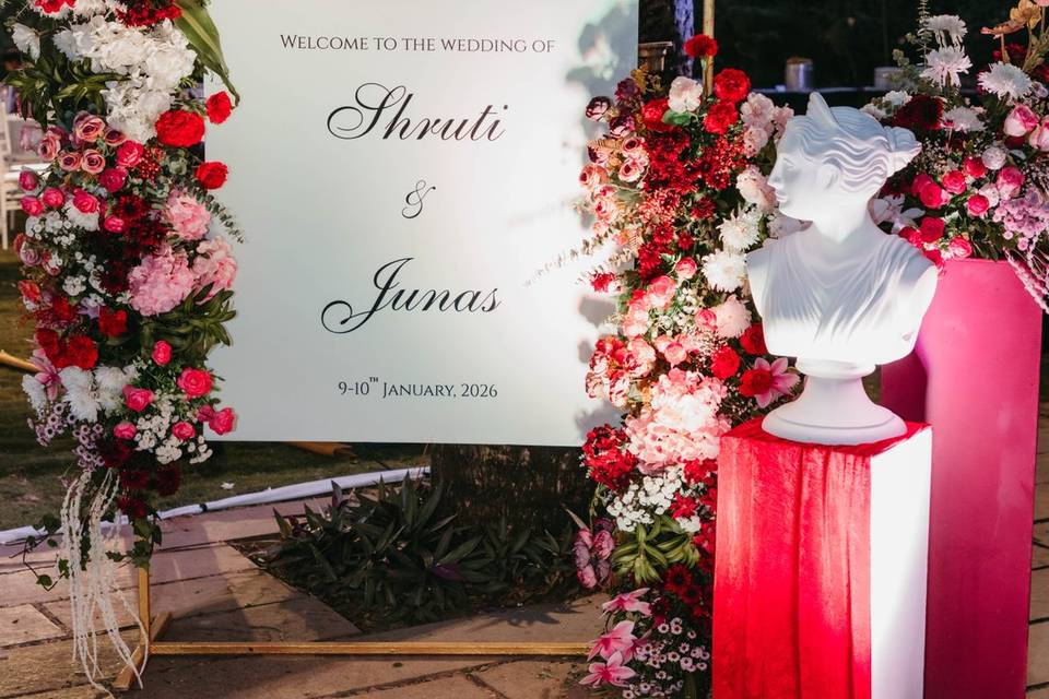 Wedding Welcome Signage