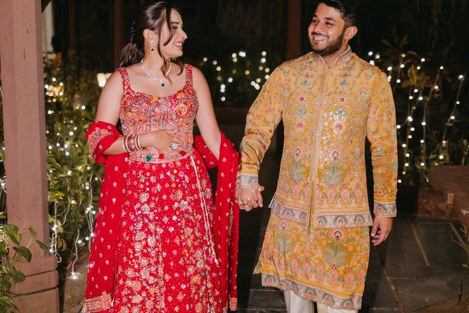 Sangeet Couple Entry