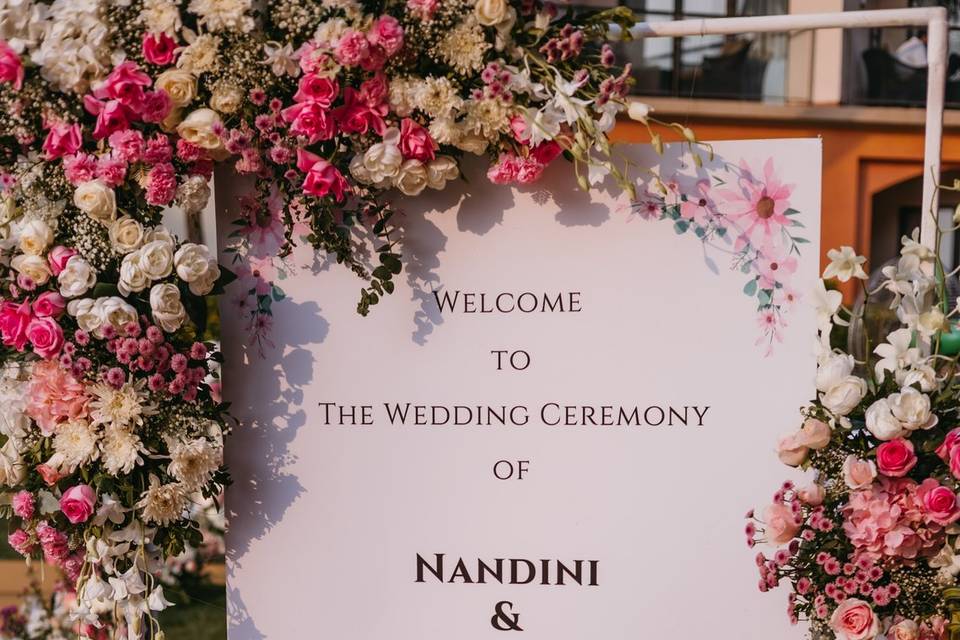 Wedding Welcome Signage